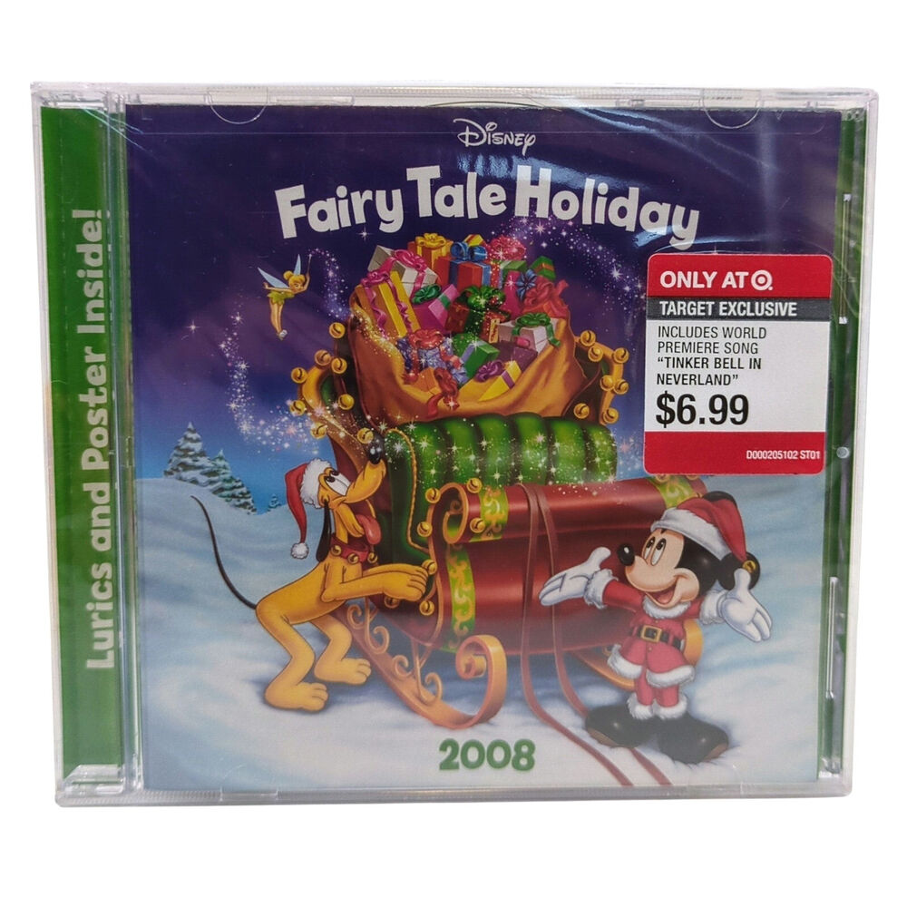 Walt Disney Fairy Tale Holiday Christmas Music Audio CD Brand New Sealed 2008